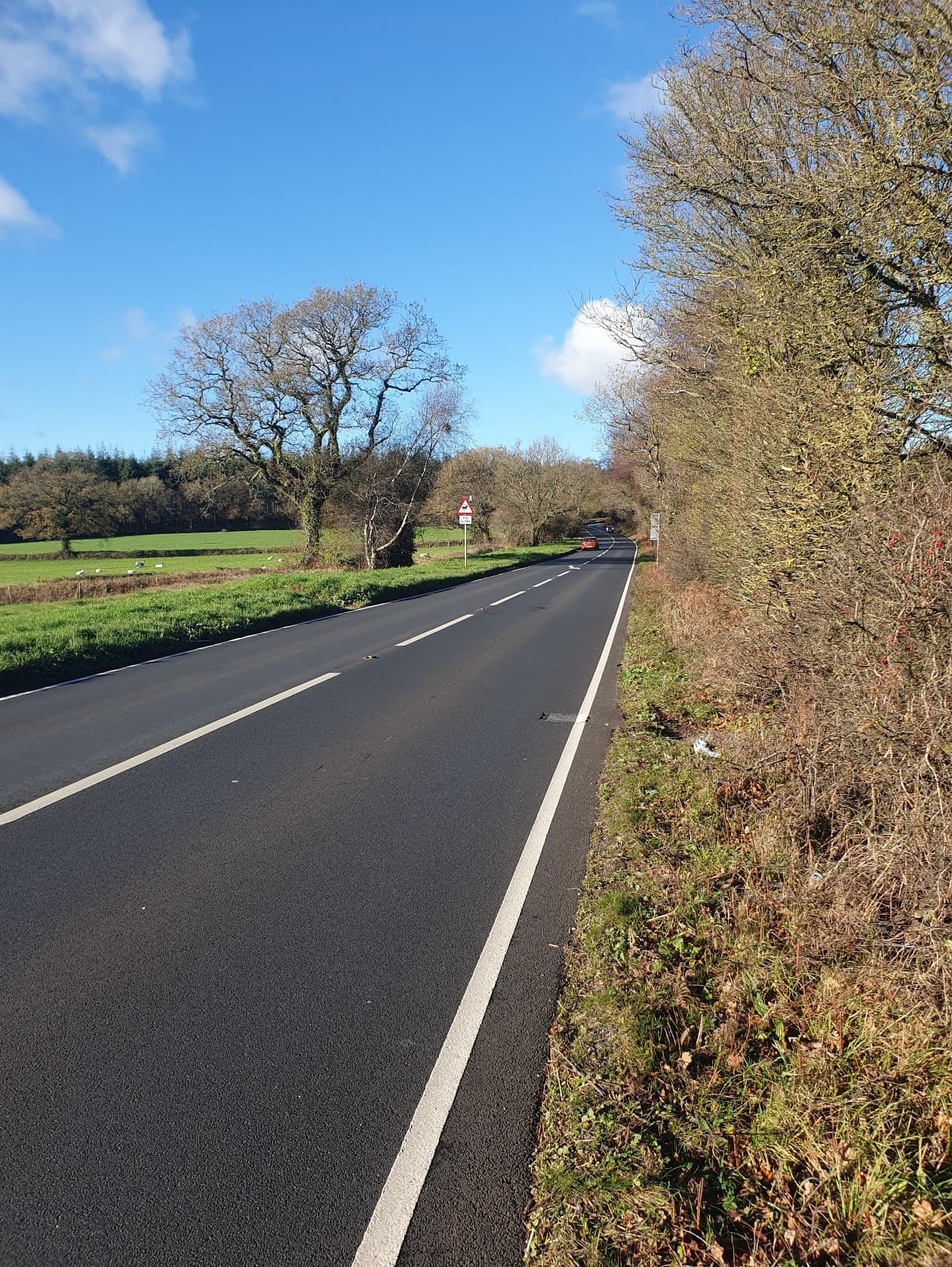 Kennford Tarmacadam case studies - A3052 road surfacing project