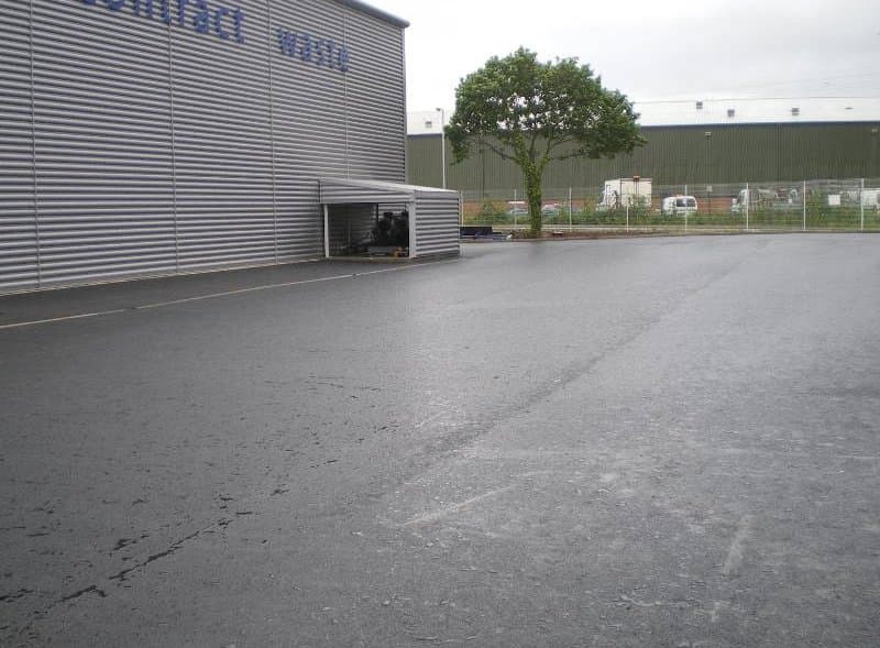 Commercial tarmac surfacing