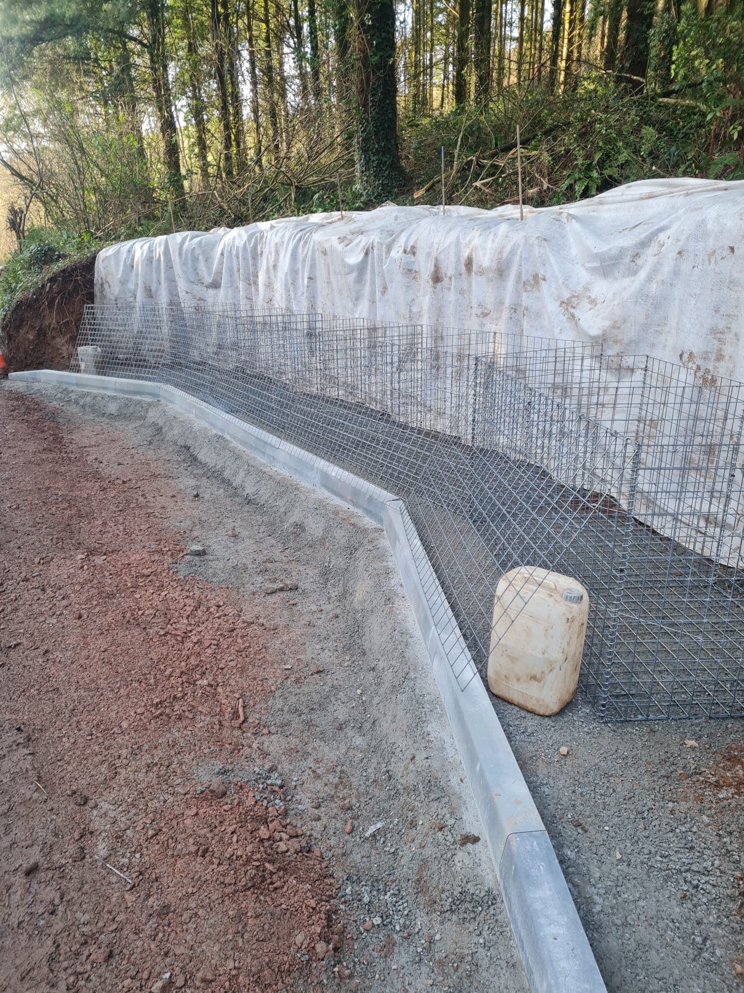 Gabion preparation - Stage 1