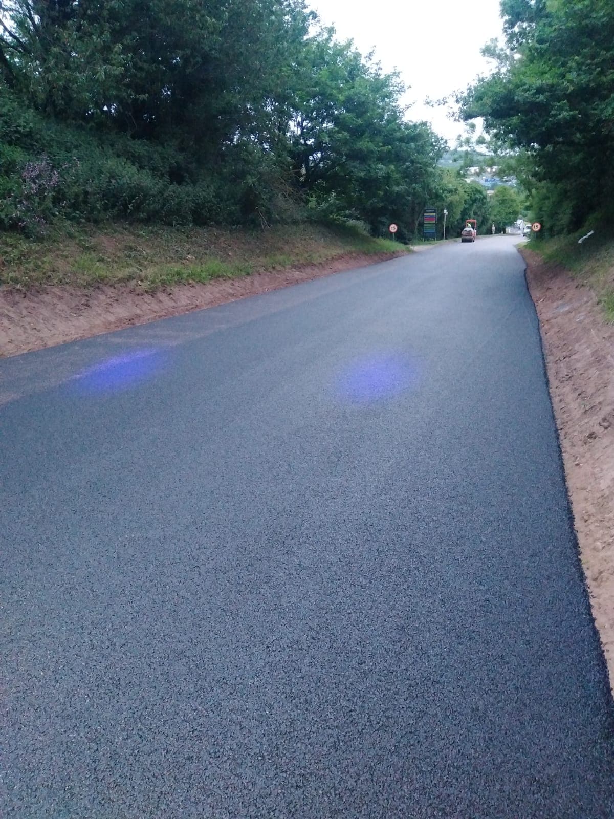 Private estate road construction